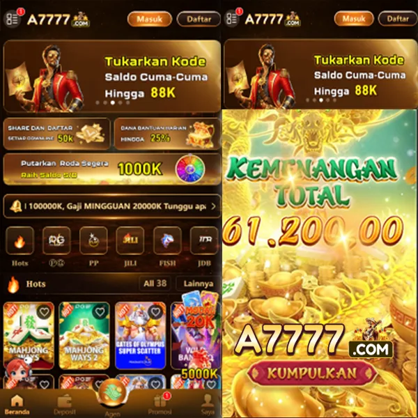 A7777 Bonus Member Baru 100%